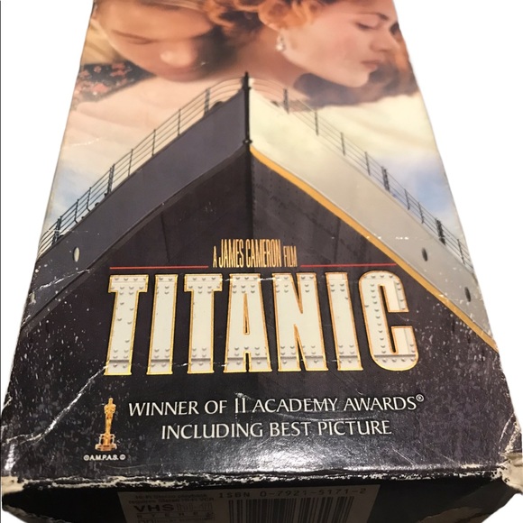 VTG Titanic VHS 1998 2 Tape Set UNTESTED - Picture 2 of 12